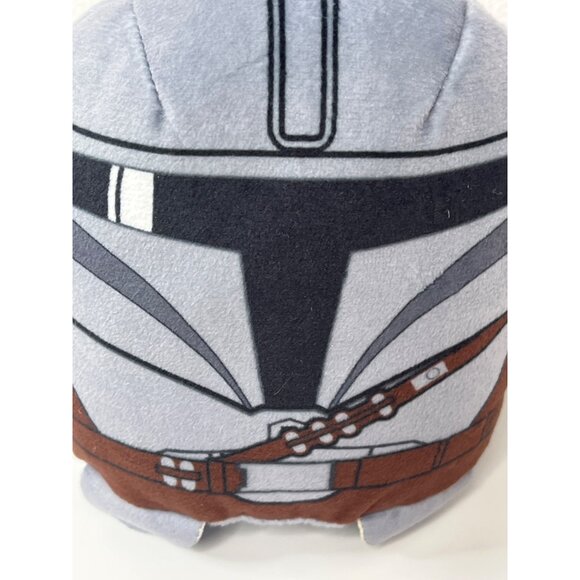 Star Wars The Mandalorian Cuutopia Plush 5″ Helmeted Gray Brown Toy - Picture 9 of 10